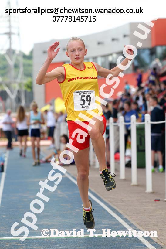 Long jump, Northern Inter-County Schools, Gateshead International Stadum. Photo: David T. Hewitson/Sports for All Pics